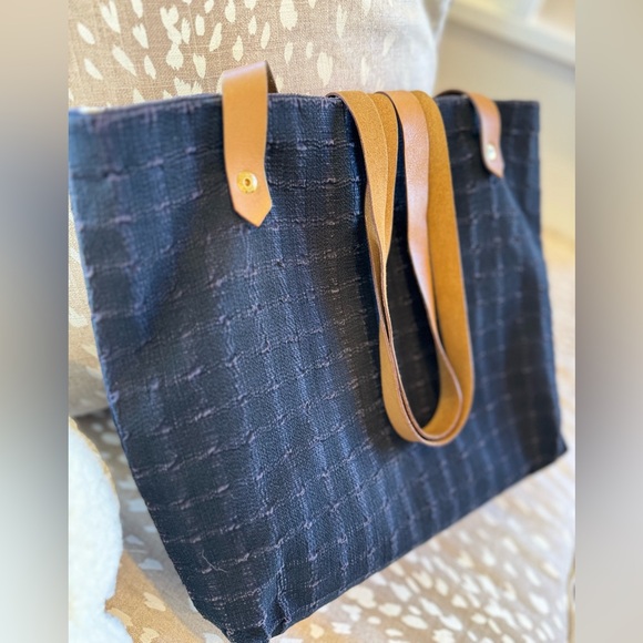 Hermes Long Double Strap 2 Way Canvas Tote - Picture 3 of 10